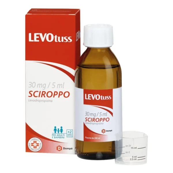 LEVOTUSS sciroppo 200 ml 30mg/5ml