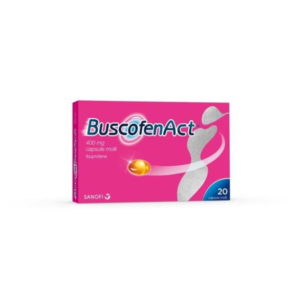 BUSCOFENACT 20 capsule molli 400 mg