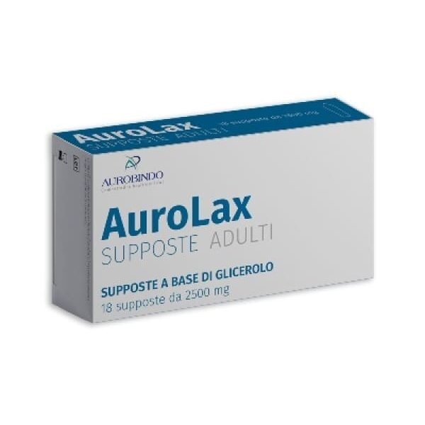 AUROLAX  18 supposte 2500mg