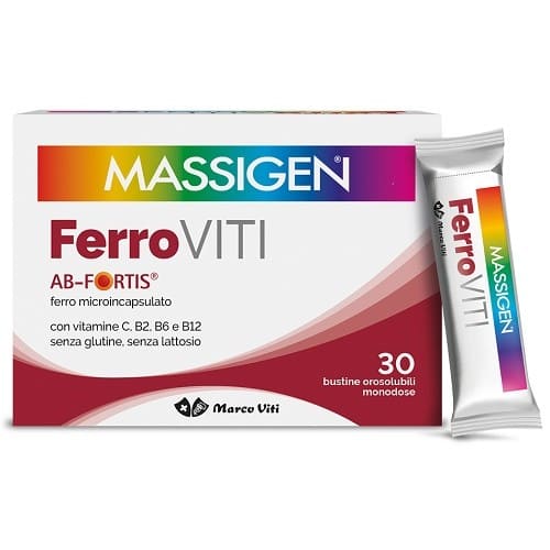 MASSIGEN FERRO VITI 30 bustine orosolubili