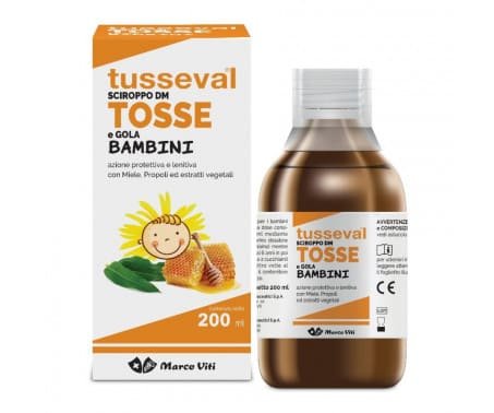 TUSSEVAL SCIROPPO TOSSE bambini