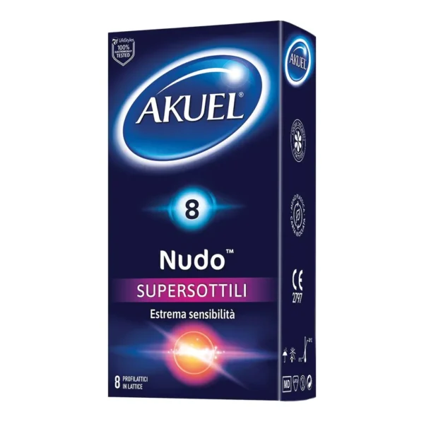 AKUEL NUDO PROFILATTICI SUPERSOTTILI 8 pezzi