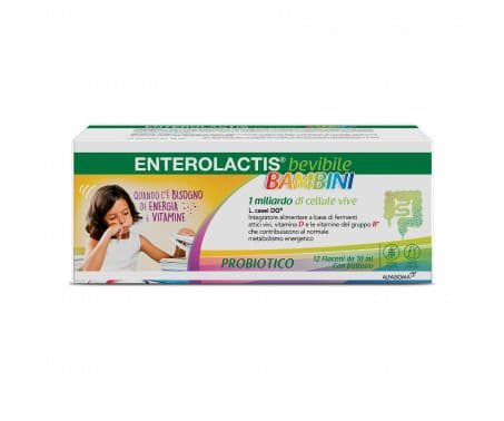 ENTEROLACTIS BAMBINI DRYCAP 12 flaconcini