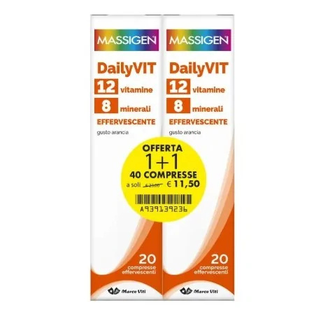 MASSIGEN DAILYVIT 20+20 compresse effervescenti